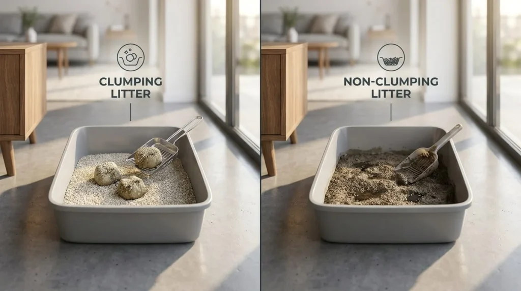 clumping vs no clumping cat litter