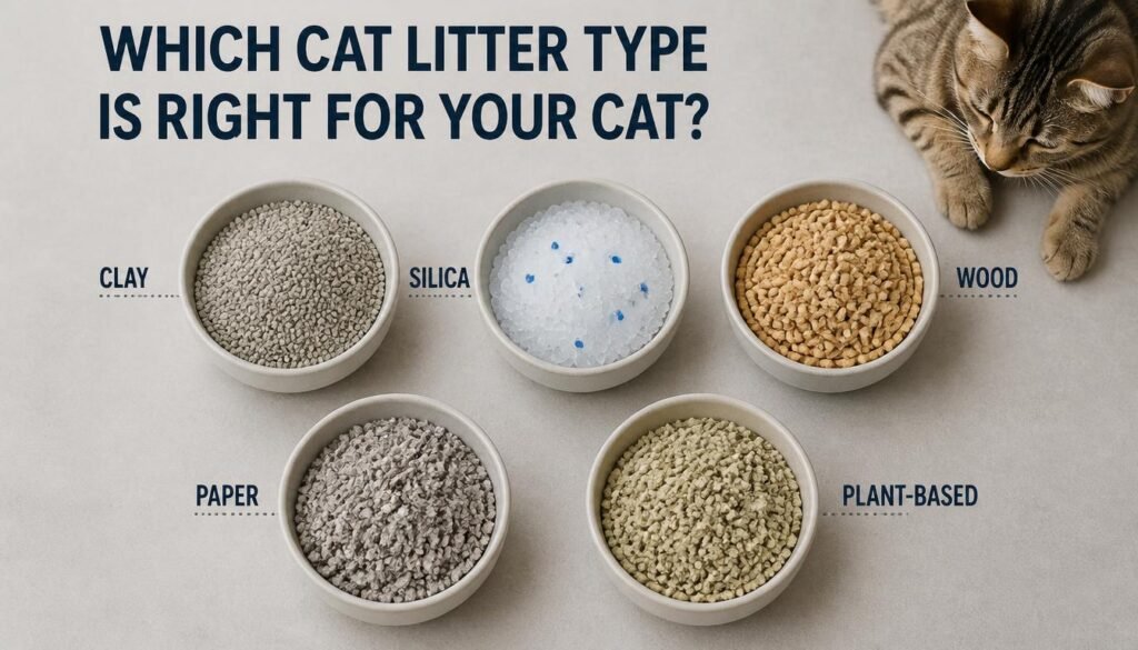 Different types of cat litter and their benefits