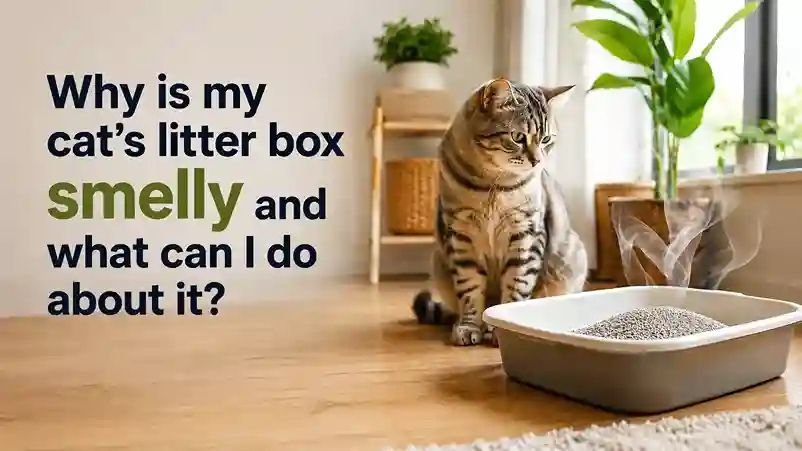 Why is my cat litter box smelly and what can I do about it?